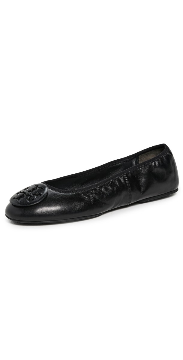 Tory Burch Reva Travel Ballet Flats Perfect Black / Perfect Black