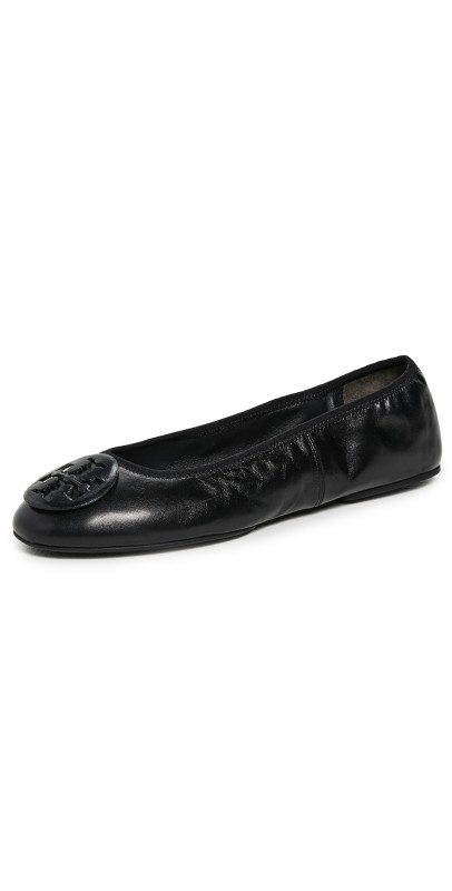 Tory Burch Reva Travel Ballet Flats Perfect Black / Perfect Black