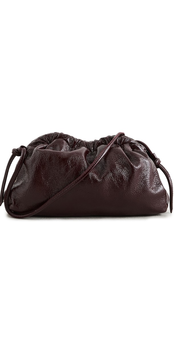 Mansur Gavriel Mini Cloud Clutch Oxblood Sh