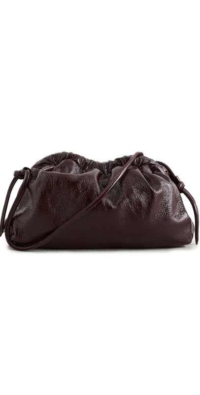 Mansur Gavriel Mini Cloud Clutch Oxblood Sh