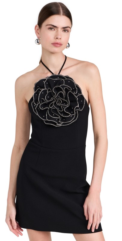 Rebecca Vallance Eliana Mini Dress Black