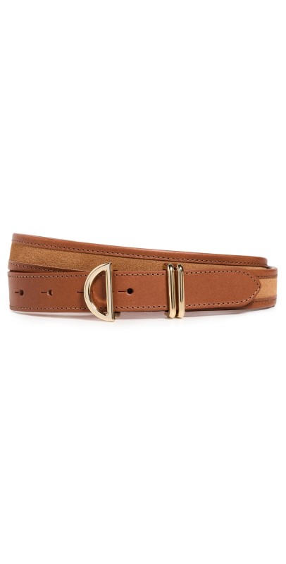 FRAME The Crescent Belt Camel Multi