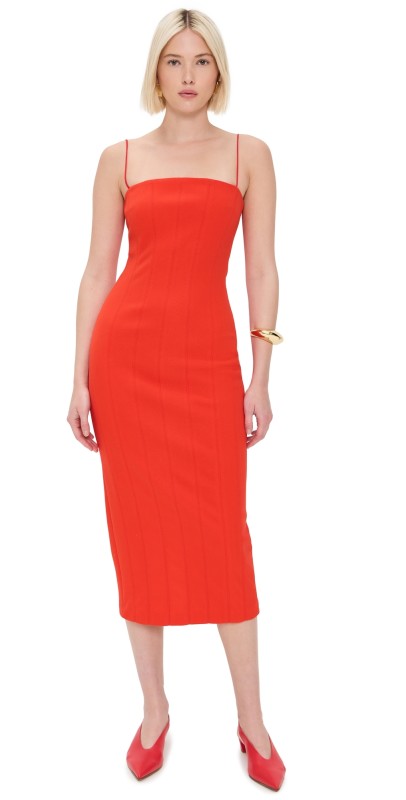 MISHA The 'Irisa' Bonded Dress Grenadine