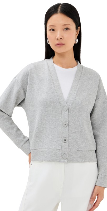 LE BOP Maddie Cardigan Heather Grey