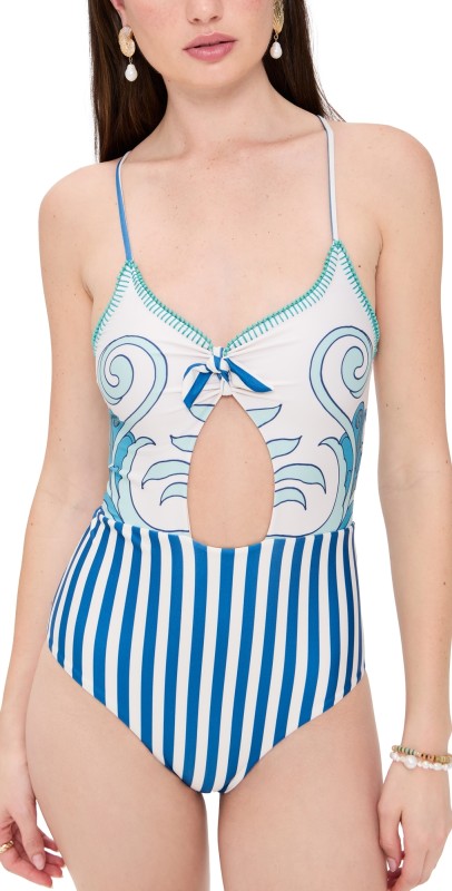 Carolina K Roxxi Once Piece Striped Tiles