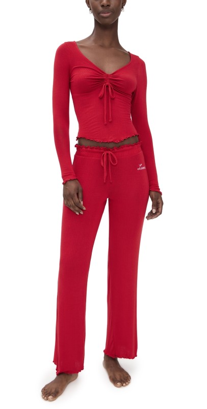 Honeydew Intimates Loso PJ Set Red