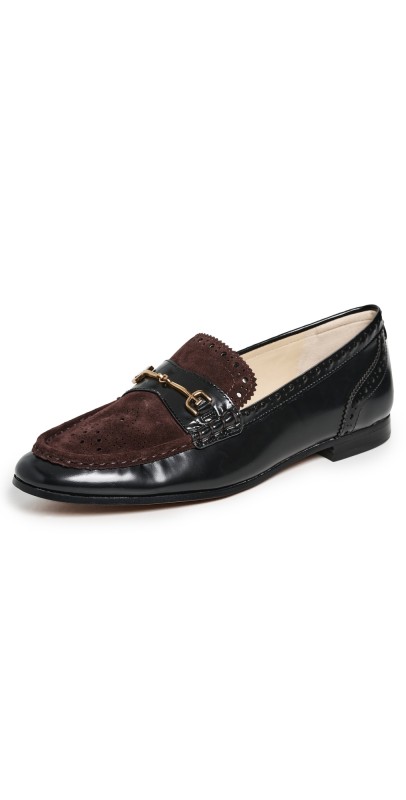 Sam Edelman Liona Loafers Black/Cafe Noir