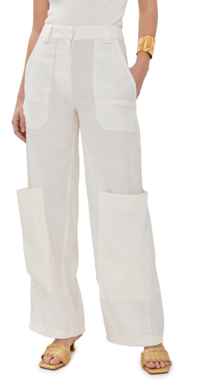 Cult Gaia Wynn Pants Off White