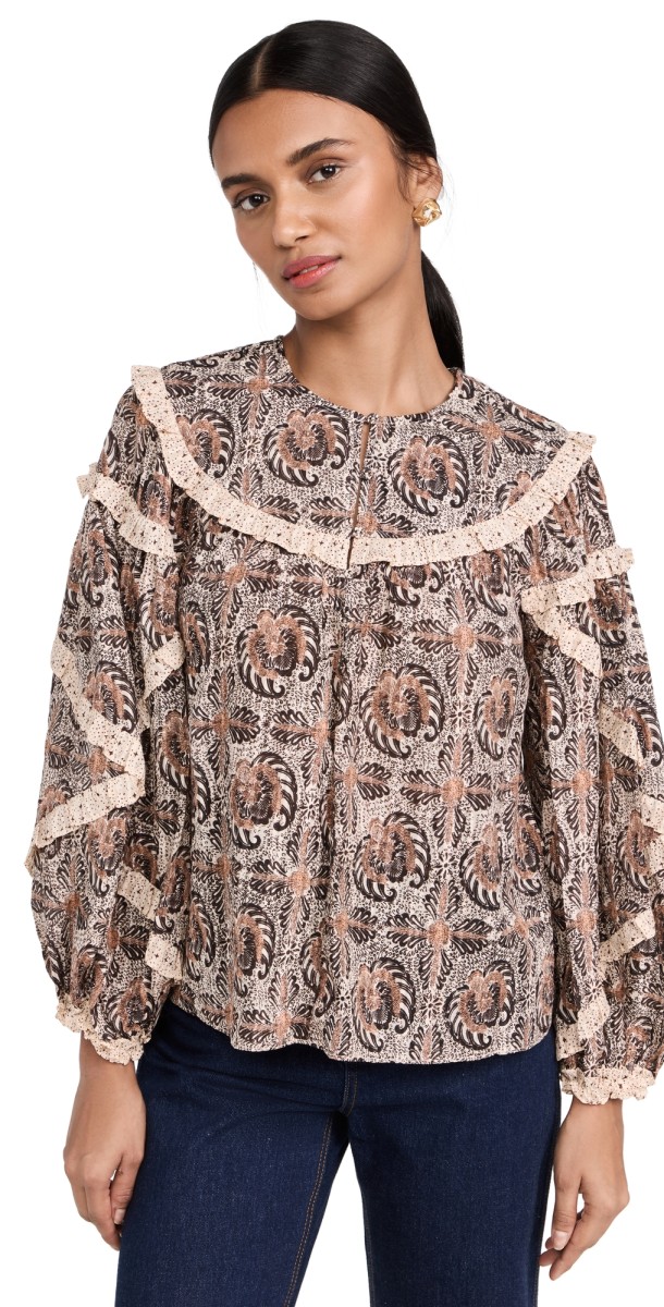 Ulla Johnson Edith Blouse Yarrow