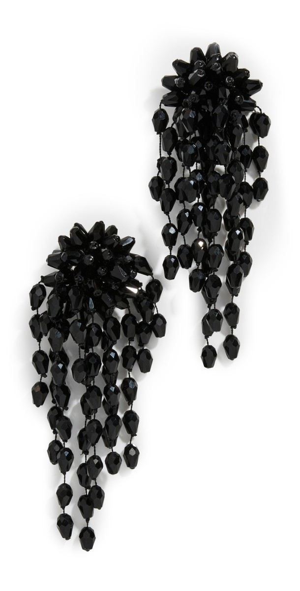 Isabel Marant Clip Earrings Ecru/Silver