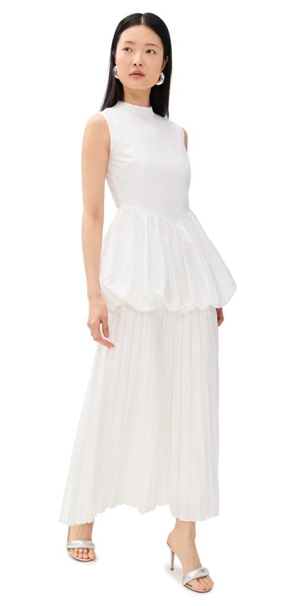Elexiay Bauchi Dress White