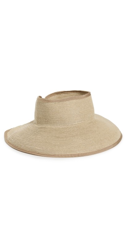 Brixton Ivy Packable Straw Visor Ta