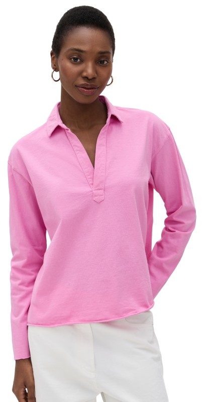 Frank & Eileen Patrick Popover Henley Pink Lemonade