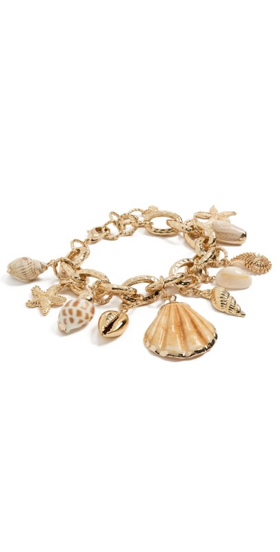 Ettika Mermaid Tears 18k Gold Plated Bracelet Gold
