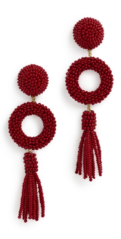 Deepa Gurnani Deepa by Deepa Gurnani Oliver Earrings Maroo