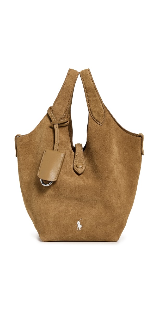 Polo Ralph Lauren Play Suede Small Crossbody Bag Caramel