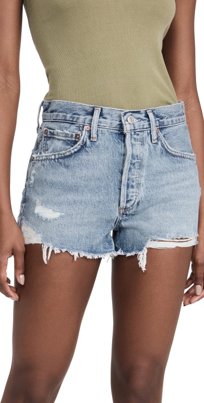 AGOLDE Parker Vintage Cut Off Shorts Grudge