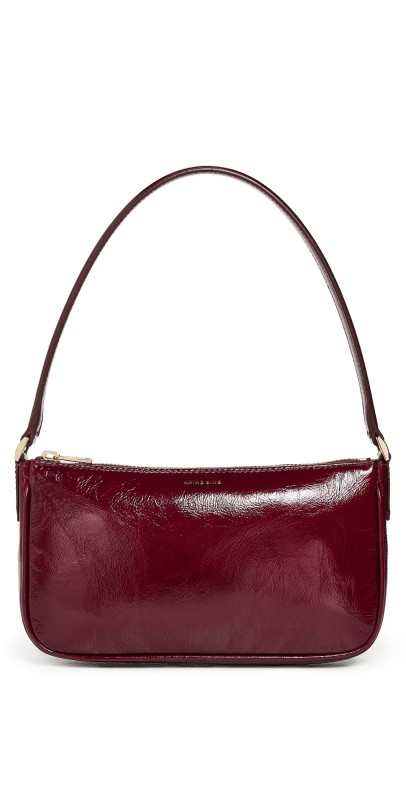 ANINE BING Mini Elly Bag Burgundy