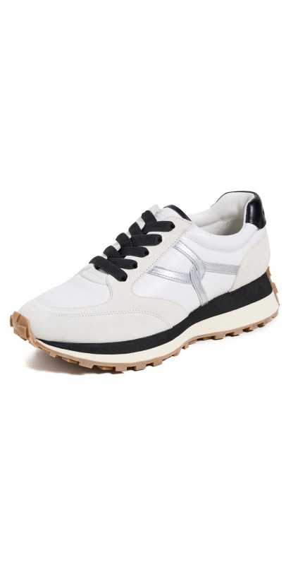 Veronica Beard Valentina Sneakers Black/White