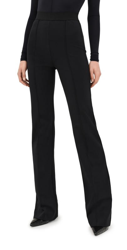 WARDROBE. NYC RHW Stretch Trousers Black