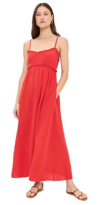 XIRENA Jacinda Dress Firecracker