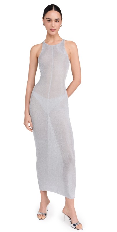 GUIZIO Odette Dress Silver