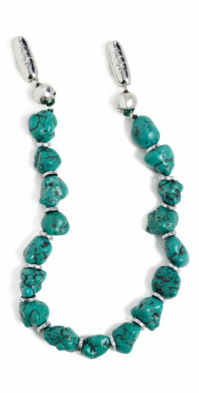 Ossa Linked Gemstone Wristlet Turquois