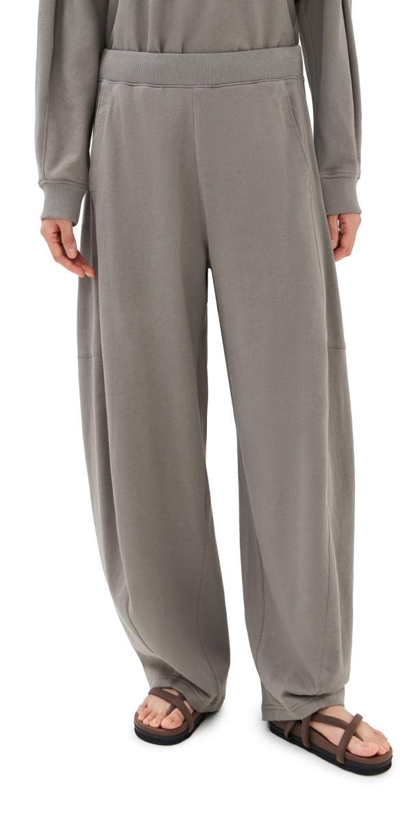 Tibi Lightweight Winslow Pants Dark Stone