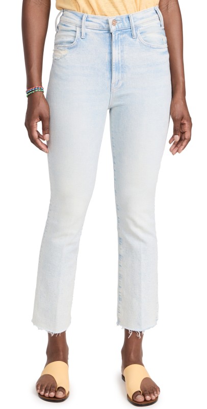 MOTHER Hustler Ankle Fray Jeans Smooth Sailing