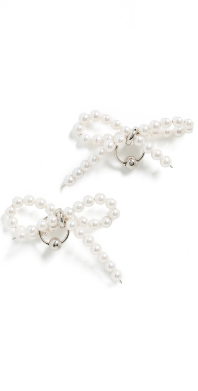 Justine Clenquet Sheena Earrings Palladium