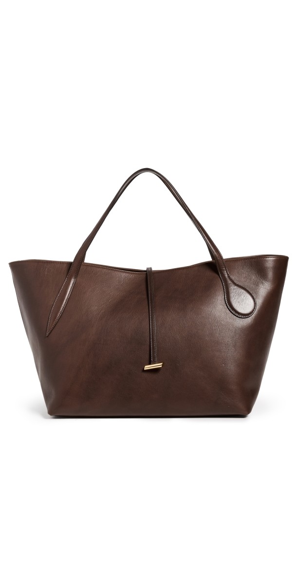 Liffner Zip Penne Tote Dark Brow