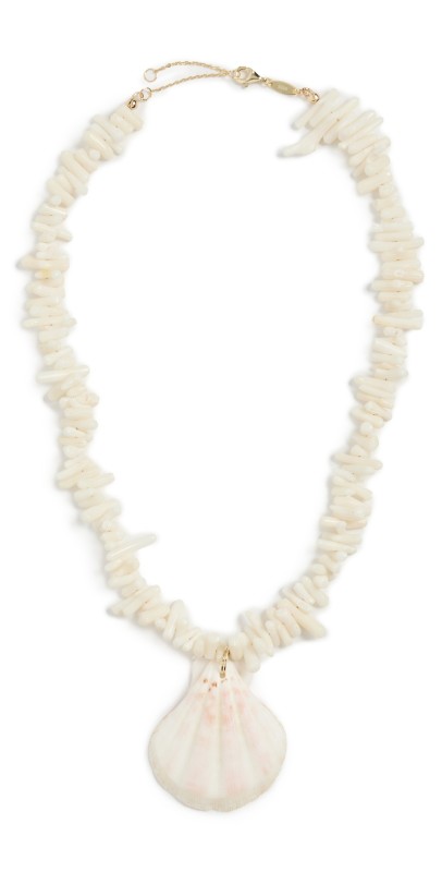SHASHI Pelicano Necklace Whit