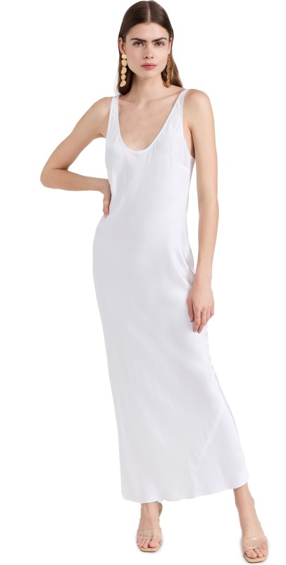 L'AGENCE Akiya Tank Dress White
