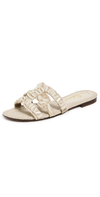 Sam Edelman Bay Stone Slides Light Natural