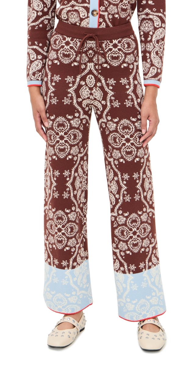 Never Fully Dressed Chocolate Bandana Joggers Chocolate