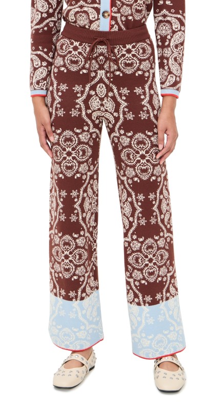 Never Fully Dressed Chocolate Bandana Joggers Chocolate
