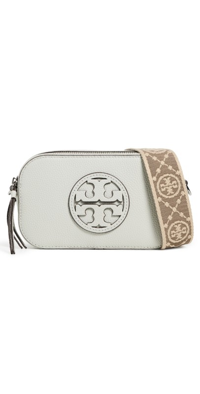 Tory Burch Miller Mini Crossbody Bag Light Titanium