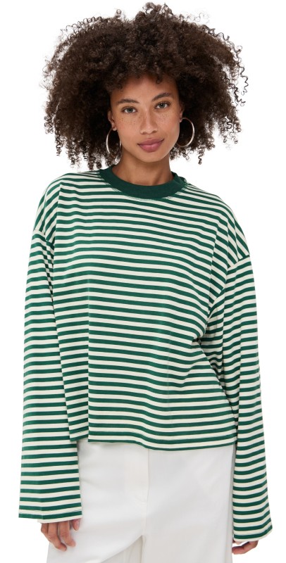 Lioness Bloom Long Sleeve Navy Stripe