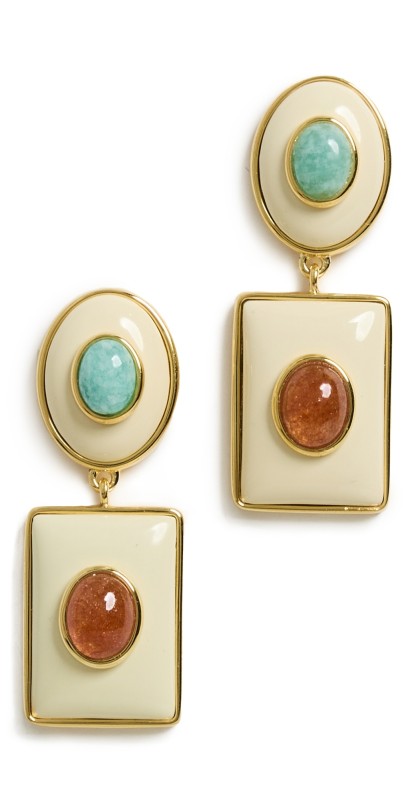 Lizzie Fortunato Ethereal Pool Earrings In Citrus Mult