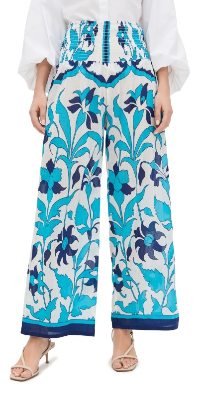 Bell Beach Pants Blue Navy Floral