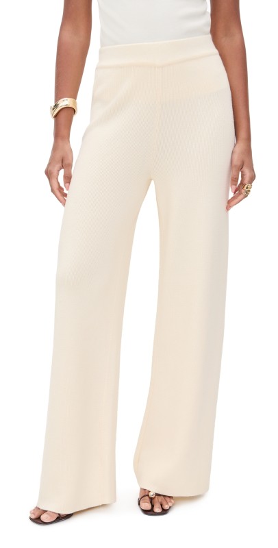 English Factory Knit Pants Ivory