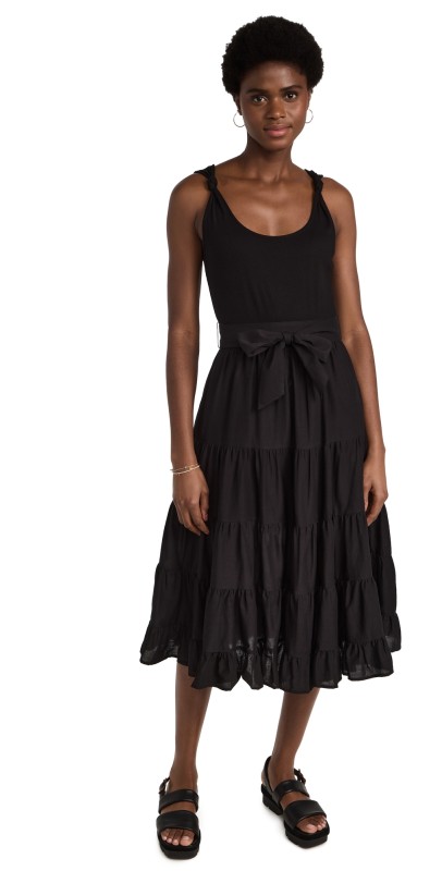 PAIGE Samosa Dress Black
