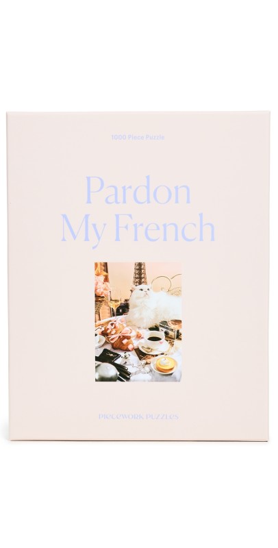 Piecework Puzzles Pardon My French 1000 Piece Puzzle Pardon My French One Siz