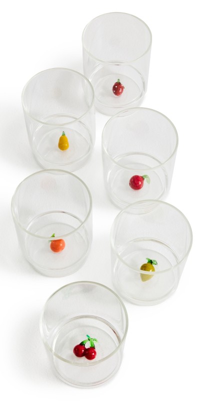 Zafferano Tecca Fruita Tumbler Set of 6 Assorted