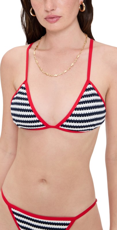 Beach Riot Kim Bikini Top Indigo Midnight