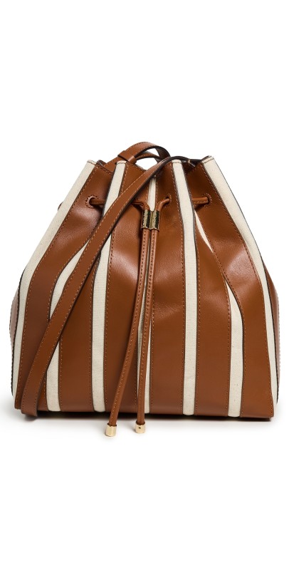 Ulla Johnson Alma Everyday Bucket Bag Sierra Strip