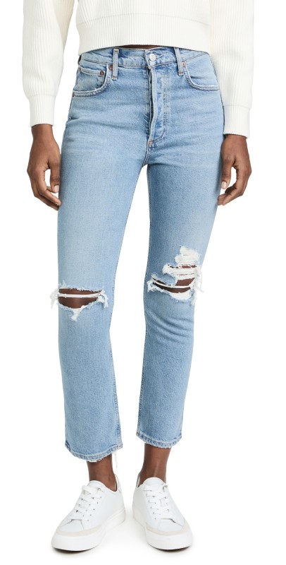 AGOLDE Riley High Rise Jeans Whiplash