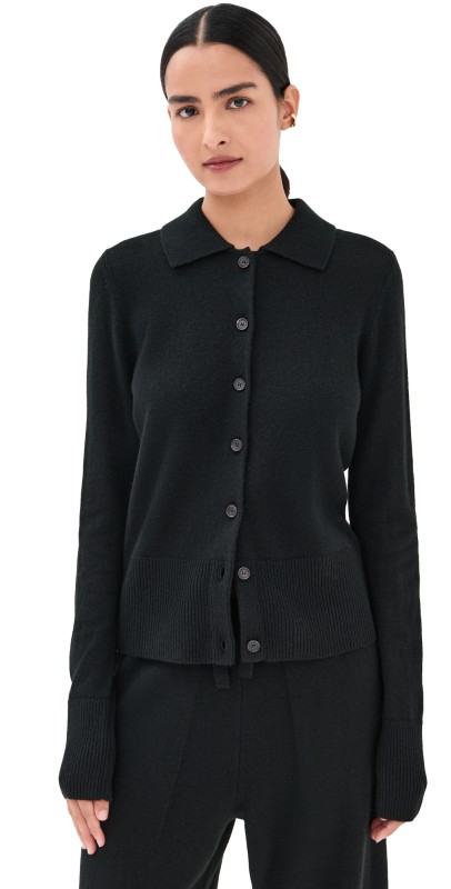 Le Kasha Cashmere Fraga Cardigan Black