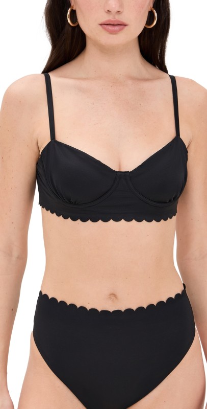 Agua Bendita Lauren Underwire Top Black