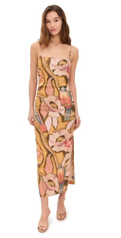SIR. Talulah Column Dress Sanderling Floral